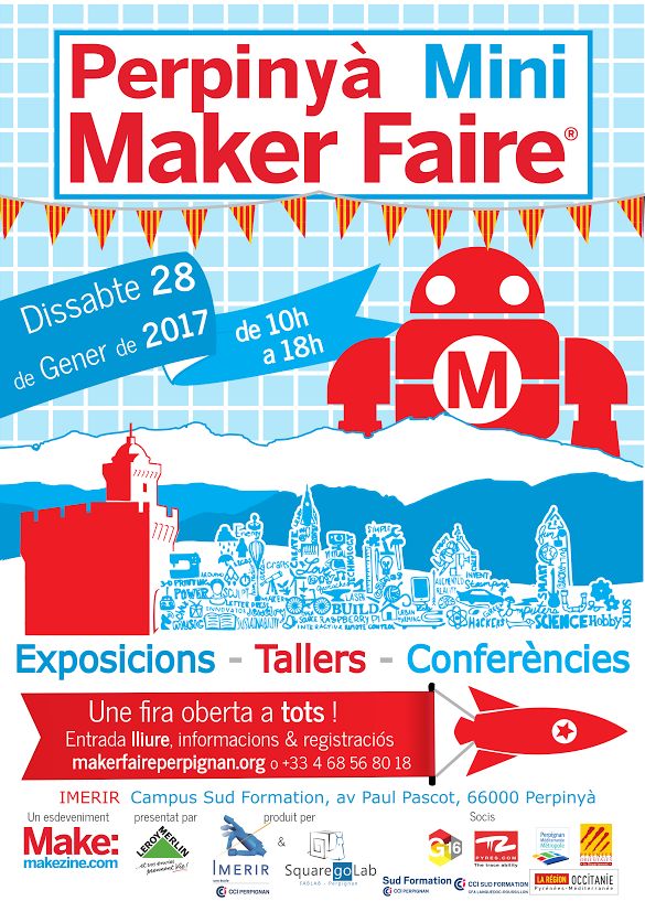 A la Une - Perpinyà Mini Maker Faire Dissabte 28 de Gener de 2017 - WWW.SUIVER.EU
